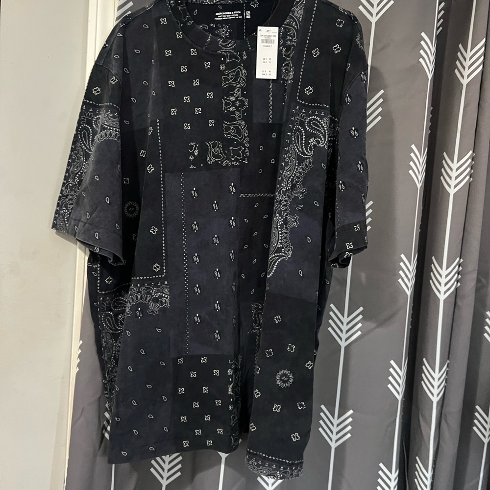 Abercrombie & Fitch Black Patterned Jacket